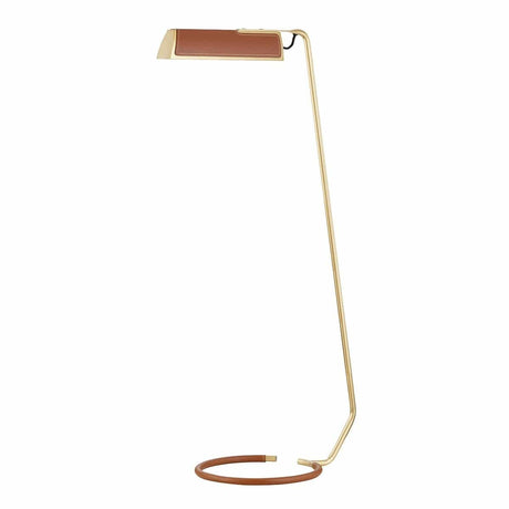 Hudson Valley Holtsville Floor Lamp - Aged Brass Lighting hudson-valley-L1297-AGB 806134898663