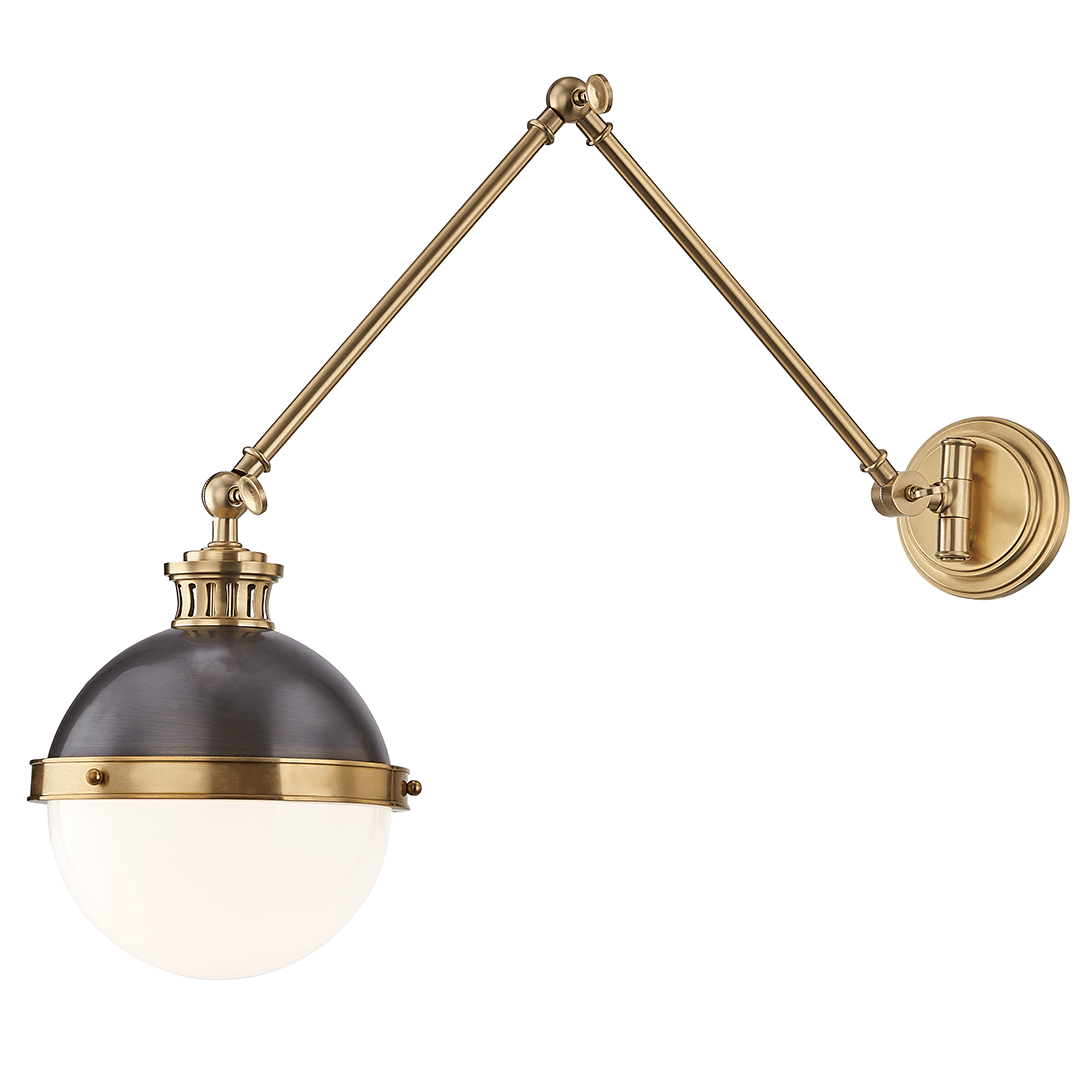 Hudson Valley Latham Wall Sconce Lighting hudson-valley-4011-ADB