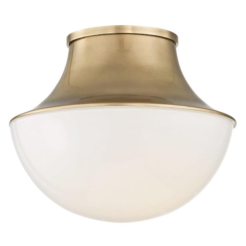 Hudson Valley Lettie Flush Mount - Aged Brass Lighting