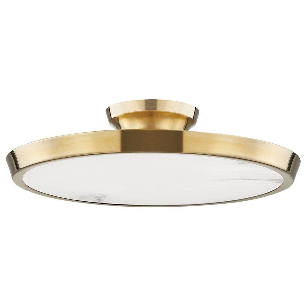 Hudson Valley Lighting Draper Semi-Flush Mount Lighting hudson-valley-3600-AGB