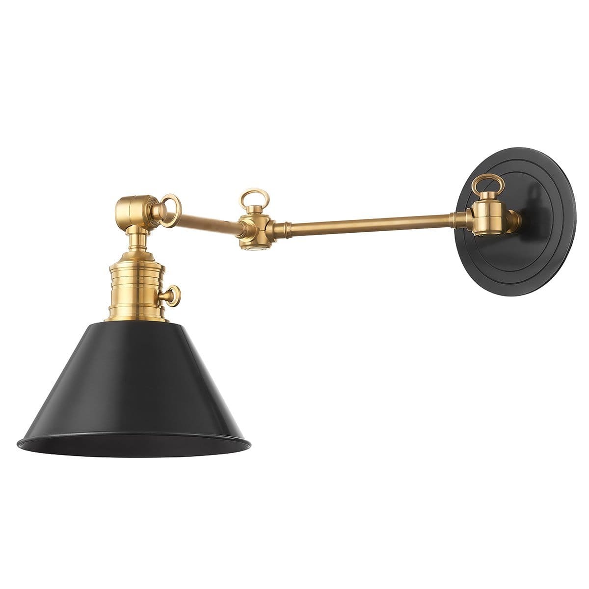 Hudson Valley Lighting Garden City Wall Sconce - Aged Brass Lighting