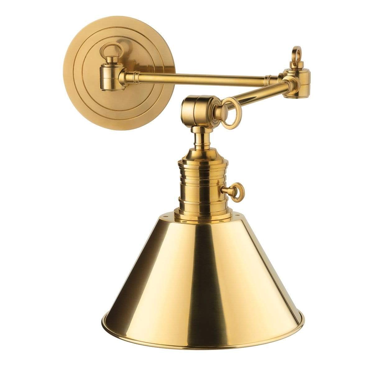 Hudson Valley Lighting Garden City Wall Sconce - Aged Brass Lighting hudson-valley-8322-AGB