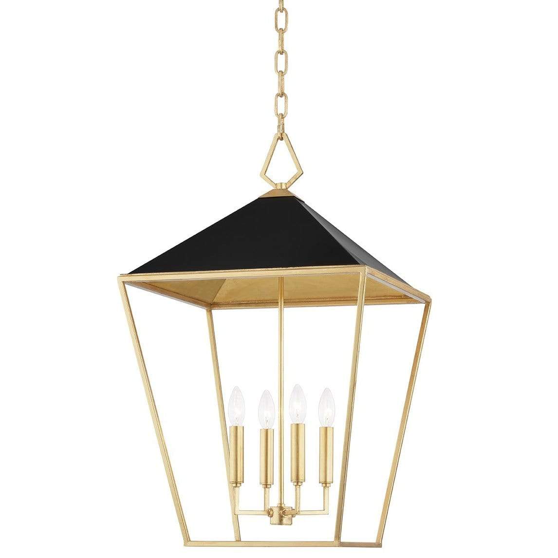 Hudson Valley Lighting Paxton Pendant Lighting hudson-valley-5718-GL/BK