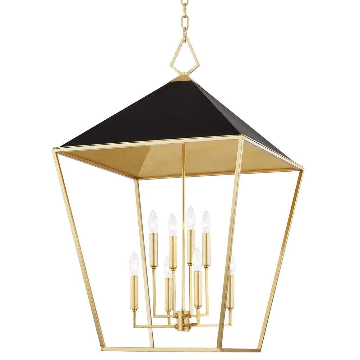Hudson Valley Lighting Paxton Pendant Lighting hudson-valley-5724-GL/BK