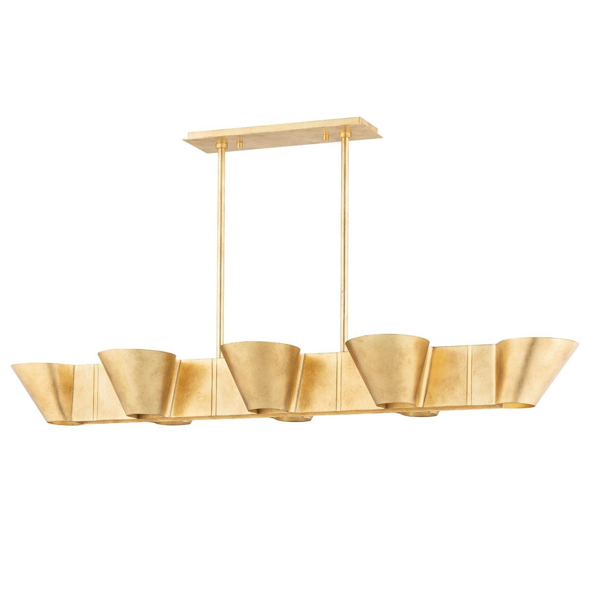 Hudson Valley Lighting Reeve Linear Chandelier Lighting hudson-valley-5652-VGL