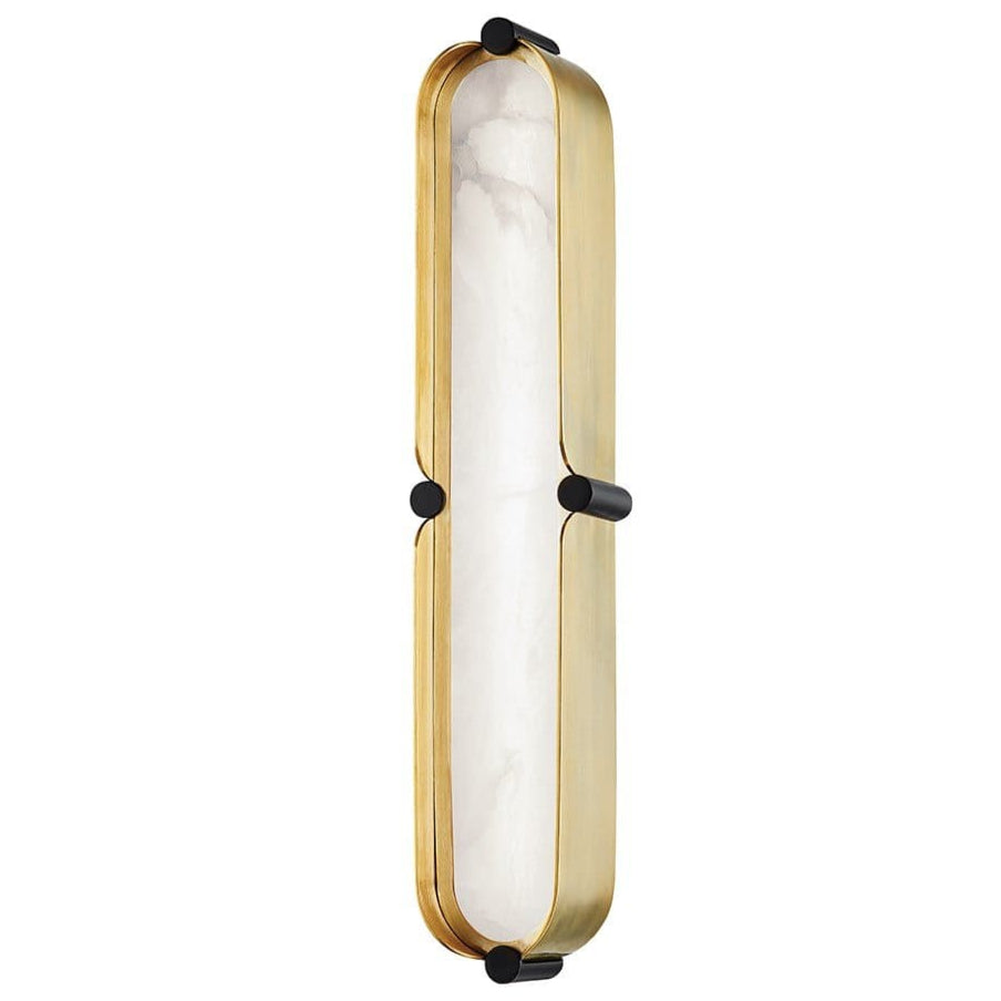 Hudson Valley Lighting Tribeca Vanity Sconce Lighting hudson-valley-2916-AGB/BK