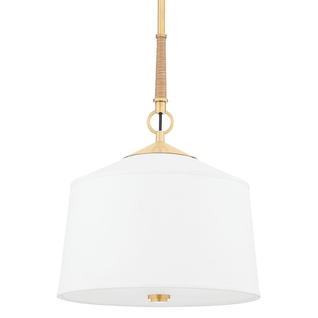 Hudson Valley Lighting White Plains Pendant Lighting hudson-valley-5214-AGB
