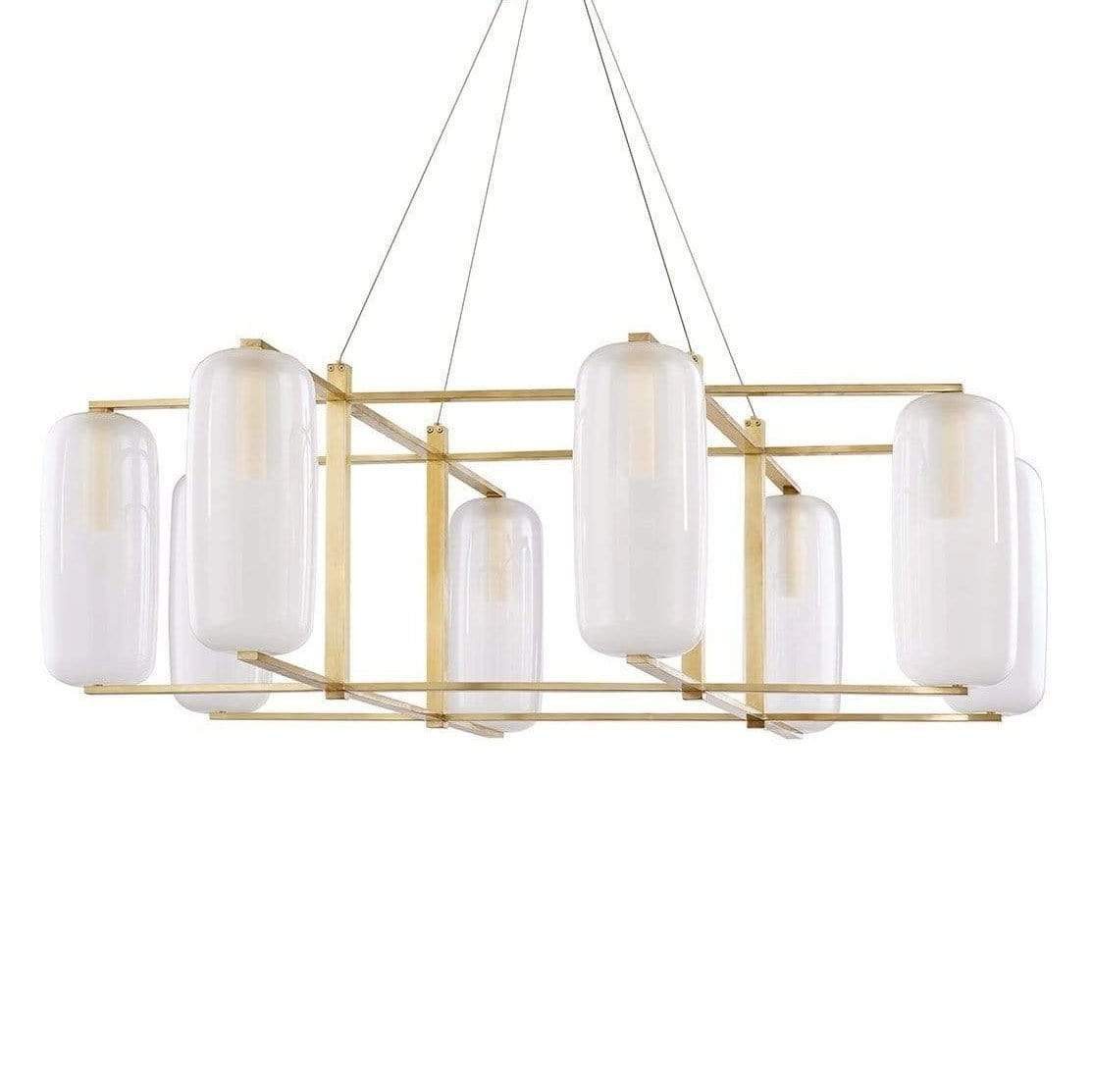 Hudson Valley Pebble Chandelier Lighting hudson-valley-3478-AGB 806134899011