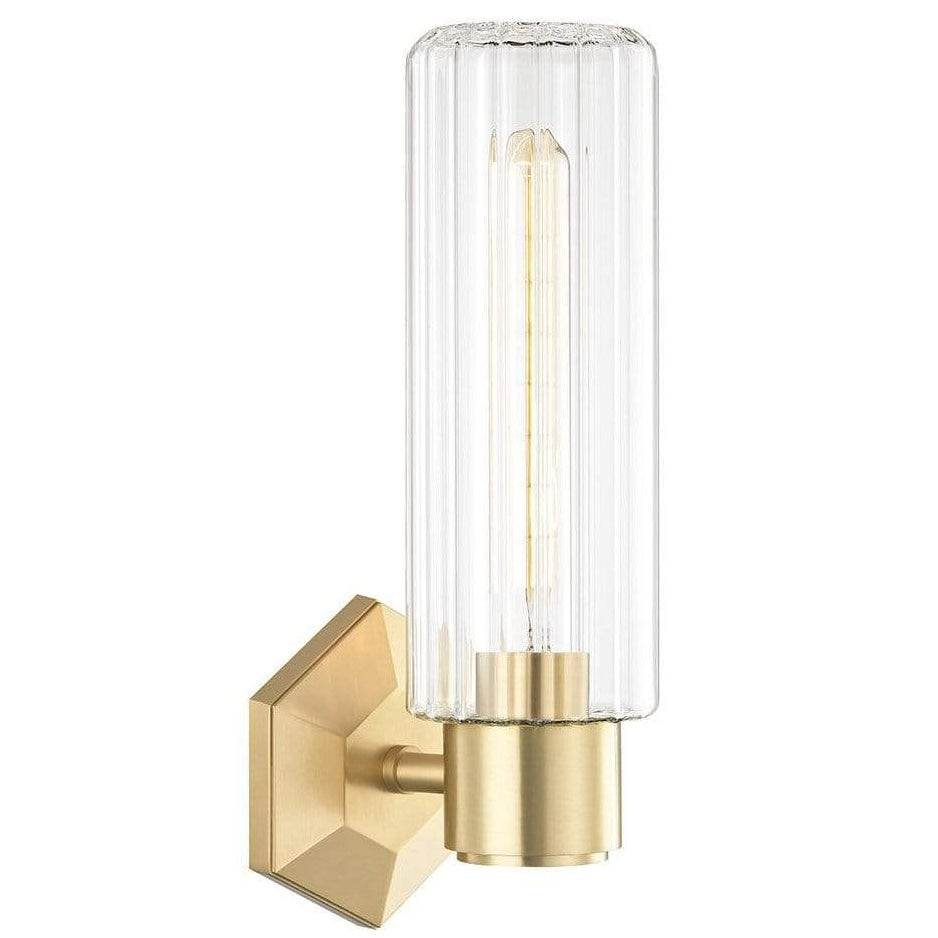 Hudson Valley Roebling Wall Sconce - Aged Brass Lighting hudson-valley-5120-AGB 806134900175