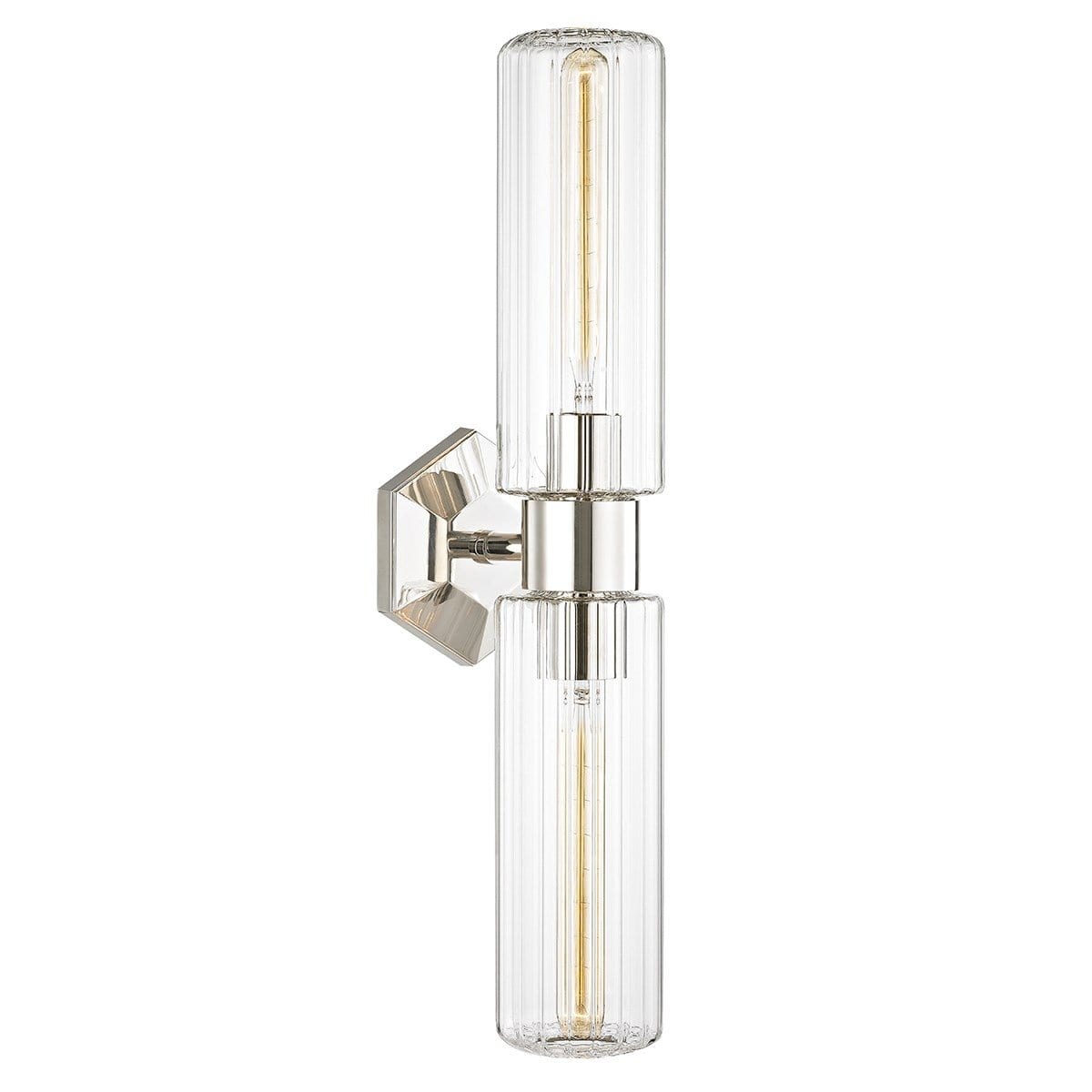 Hudson Valley Roebling Wall Sconce - Polished Nickel Lighting hudson-valley-5124-PN 806134897628