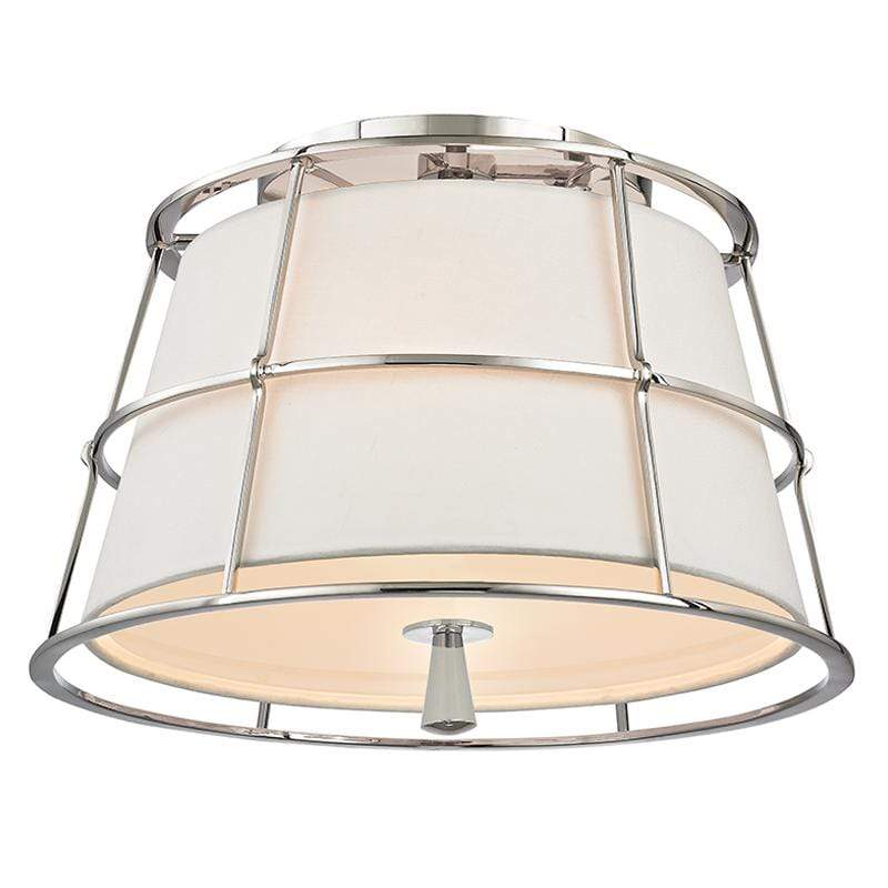 Hudson Valley Savona Flush Mount-Polished Nickel Lighting hudson-valley-9814-PN