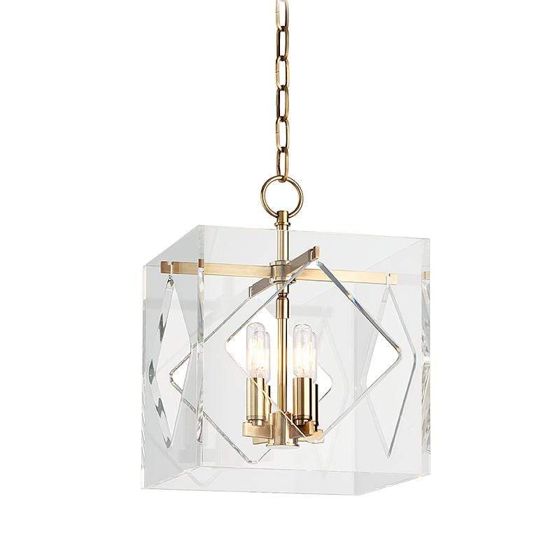 Hudson Valley Travis Chandelier - Aged Brass Lighting