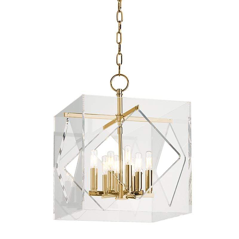 Hudson Valley Travis Chandelier - Aged Brass Lighting