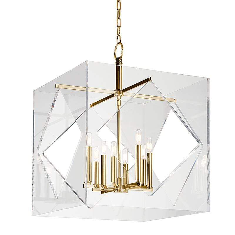Hudson Valley Travis Chandelier - Aged Brass Lighting