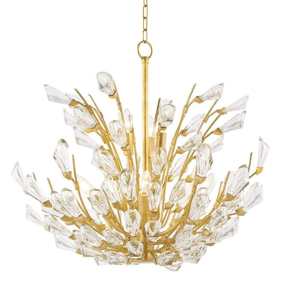 Hudson Valley Tulip Chandelier Lighting hudson-valley-7228-GL 806134902025