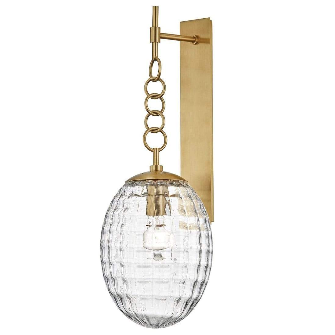 Hudson Valley Venice Sconce - Aged Brass Lighting hudson-valley-4900-AGB 00806134884314