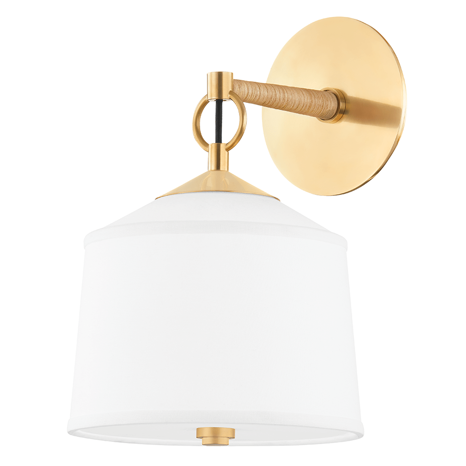 Hudson Valley White Plains Wall Sconce Lighting hudson-valley-5200-AGB