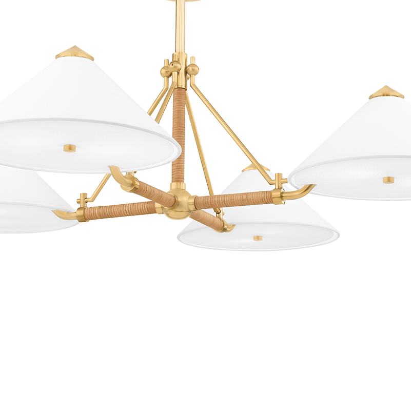 Hudson Valley Williamsburg Chandelier Lighting hudson-valley-1046-AGB