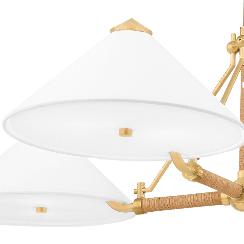 Hudson Valley Williamsburg Chandelier Lighting hudson-valley-1046-AGB