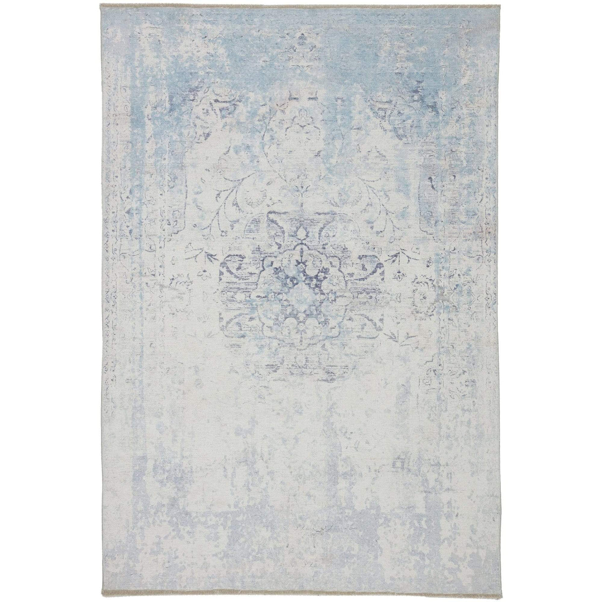 Jaipur Boheme Rug - Dusty Blue/Vaporous Gray Rugs