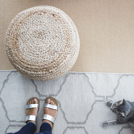 Jaipur Saba Pouf Furniture Jaipur-POF100120 887962200897