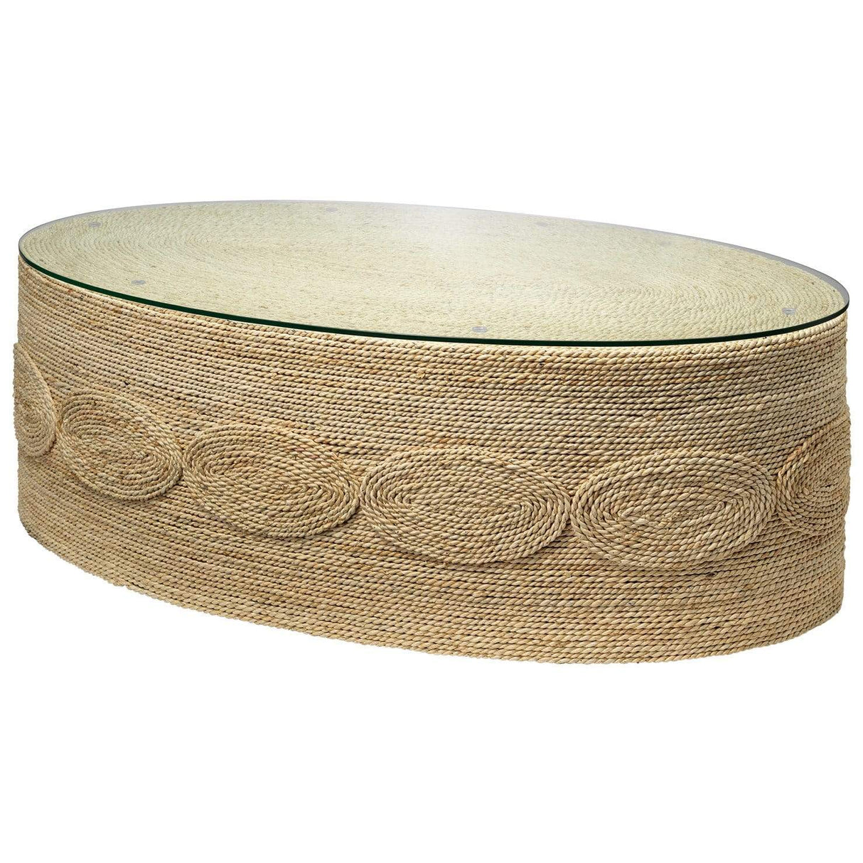 Jamie Young Barbados Oval Coffee Table Furniture jamie-young-20BARB-CTOW