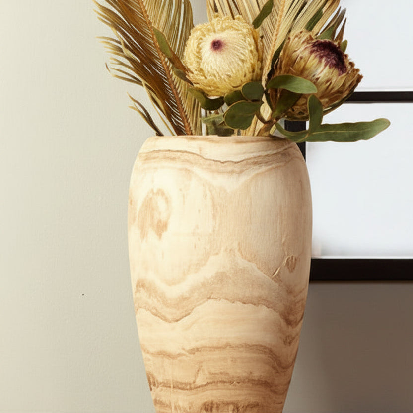 Jamie Young C. Ojai Wooden Vase Vases jamie-young-7OJAI-SMWD