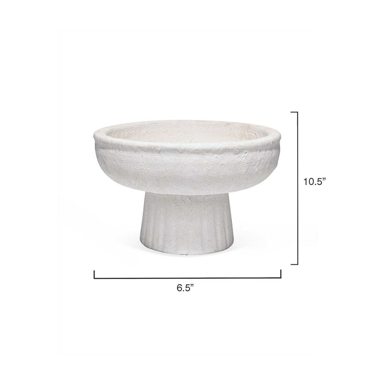 Jamie Young Co. Aegean Pedestal Bowl Pillow & Decor jamie-young-7AEGE-SMWH 00688933026757