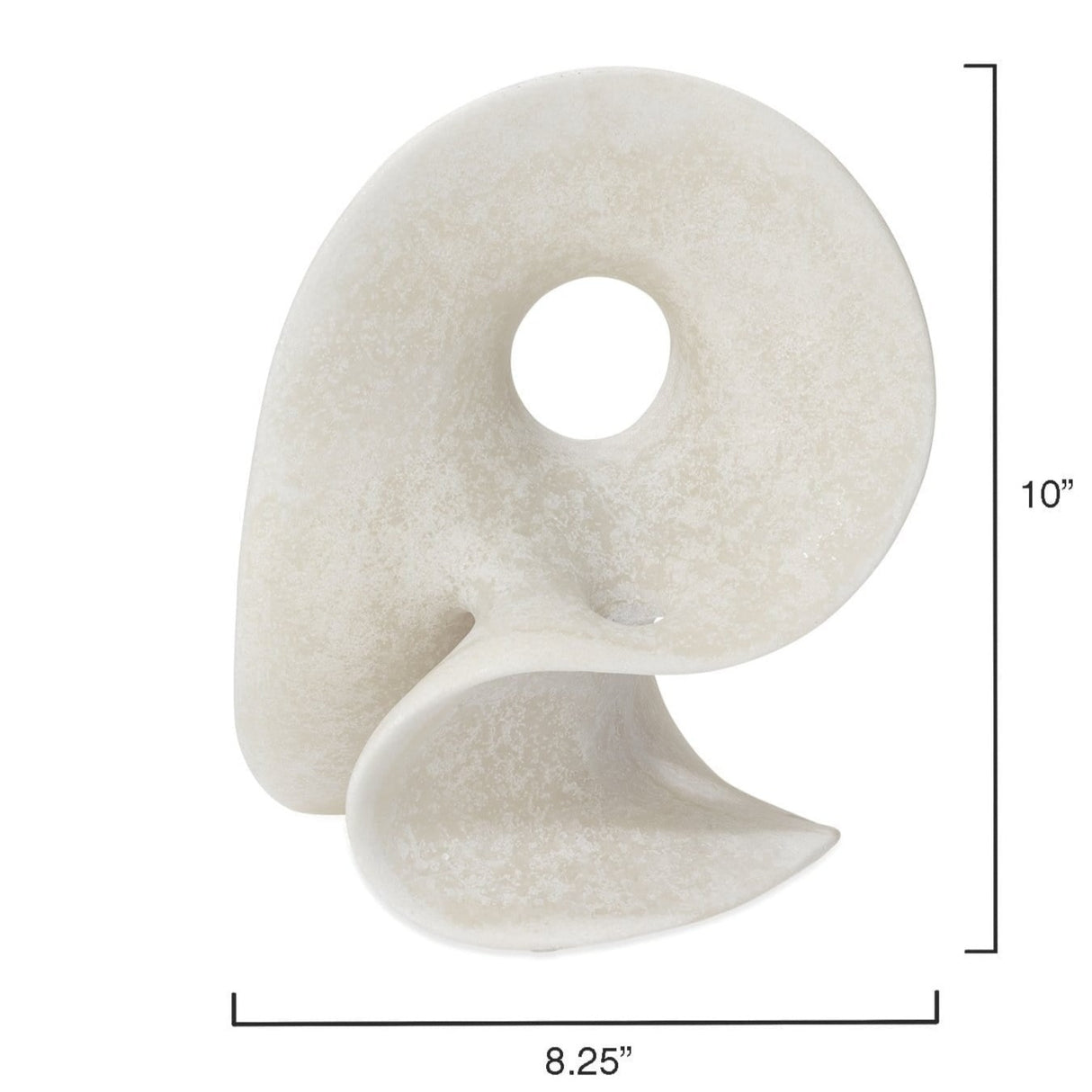 Jamie Young Co. Amorphous Table Object - Small Pillow & Decor jamie-young-7AMOR-SMWH 688933031317