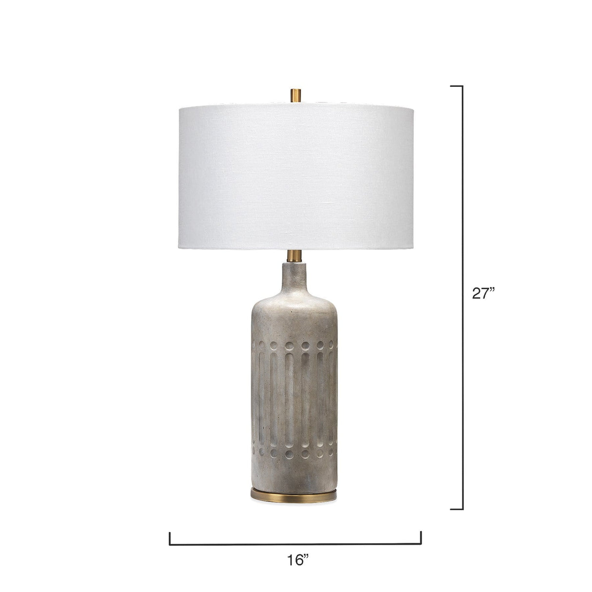 Jamie Young Co. Annex Table Lamp Lighting jamie-young-9ANNEXGRGO 688933031560