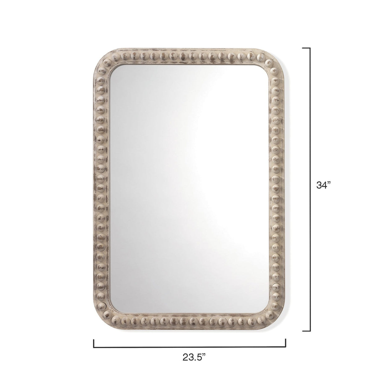 Jamie Young Co. Aubrey Mirror Mirrors jamie-young-6AUDR-RECTWH