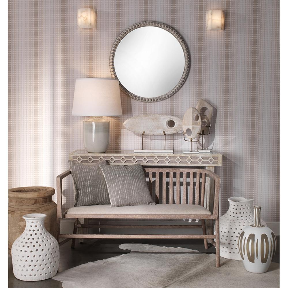 Jamie Young Co. Audrey Beaded Mirror Wall jamie-young-7AUDR-MIWH 00688933025477