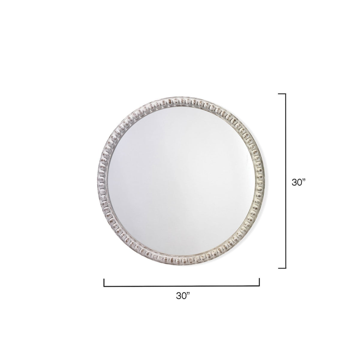 Jamie Young Co. Audrey Beaded Mirror Wall jamie-young-7AUDR-MIWH 00688933025477