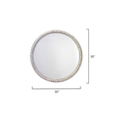 Jamie Young Co. Audrey Beaded Mirror Wall jamie-young-7AUDR-MIWH 00688933025477