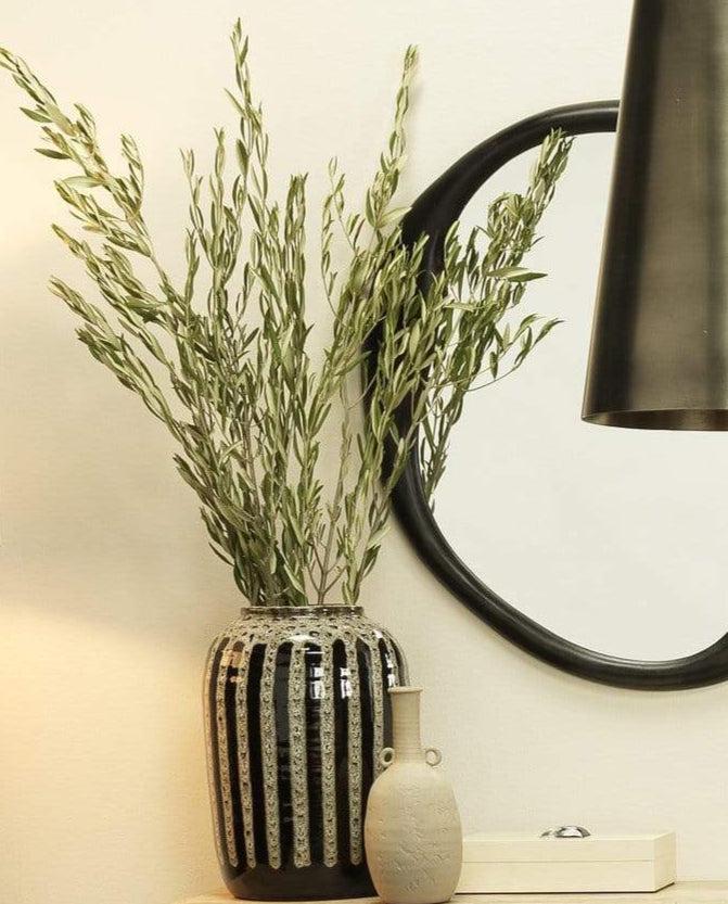 Jamie Young Co. Barnaby Vase Pillow & Decor jamie-young-7BARN-BEBK 688933031324