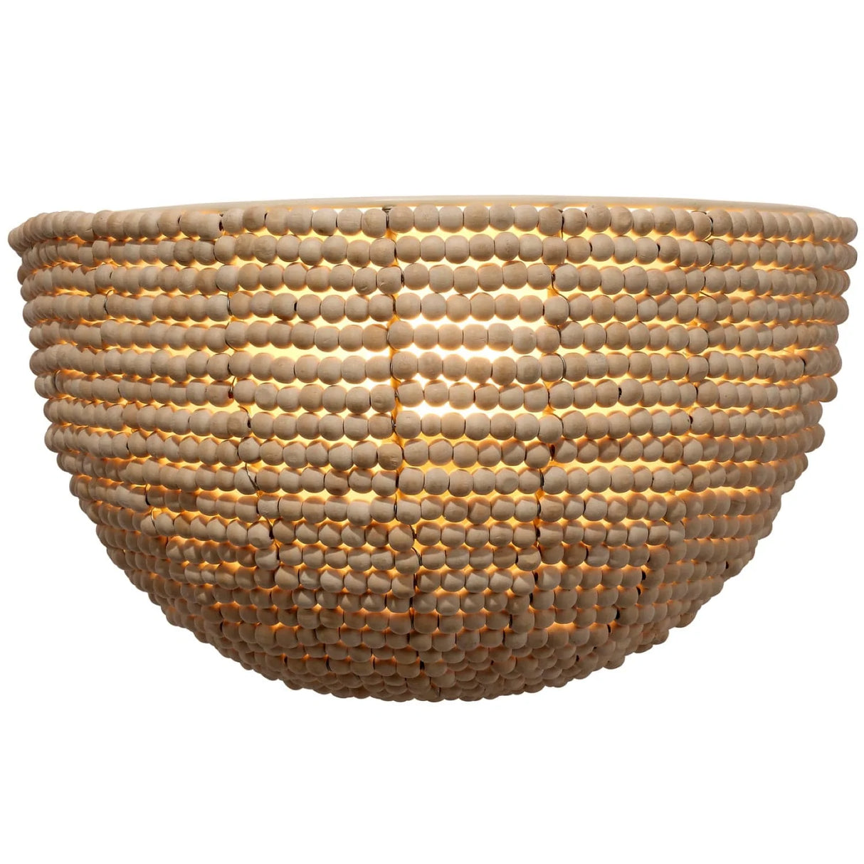 Jamie Young Co. Barnacle Beaded Demi Lune Sconce Lighting jamie-young-4CHAT-SCOB