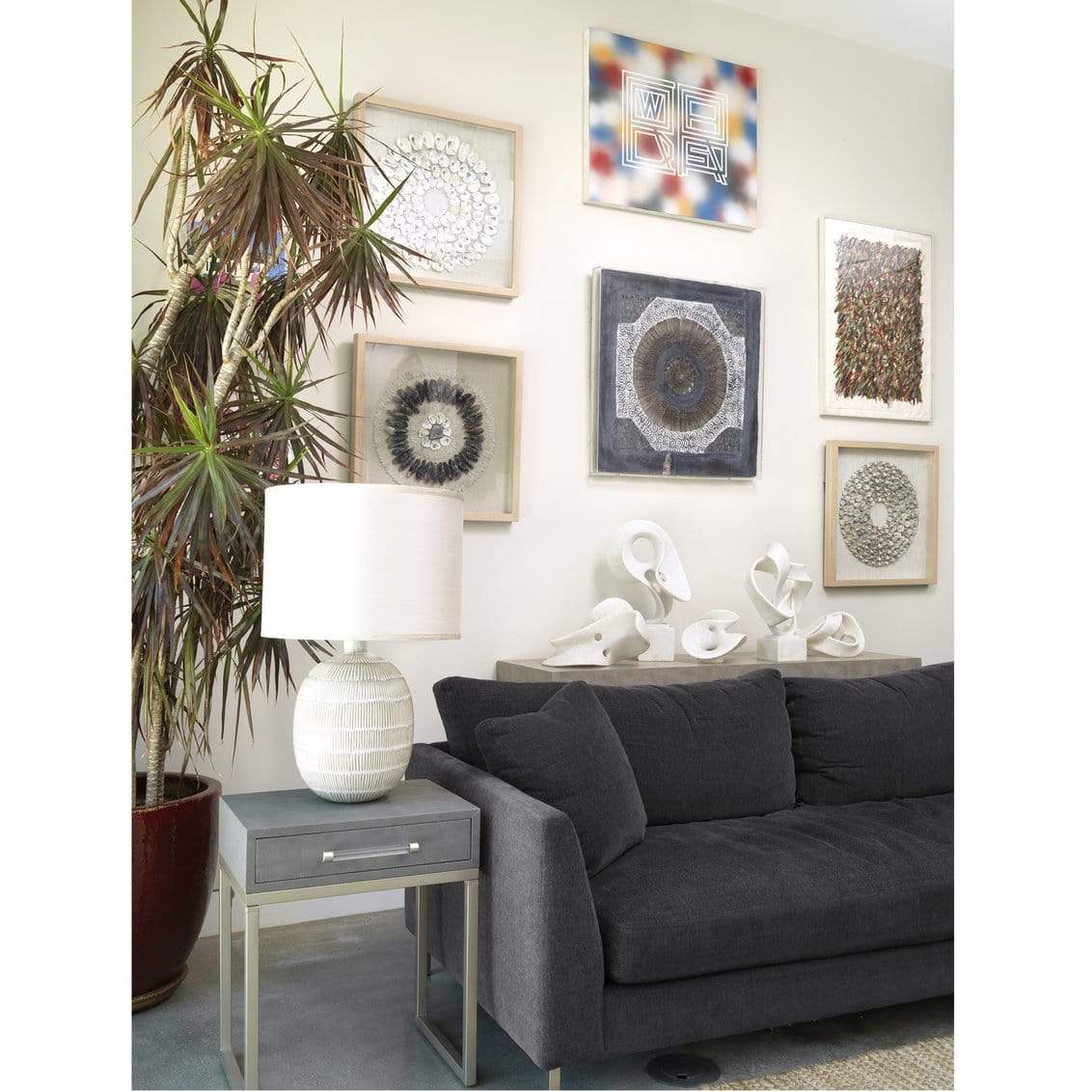 Jamie Young Co. Batik Square Framed Wall Art Wall jamie-young-8BATI-SQIN