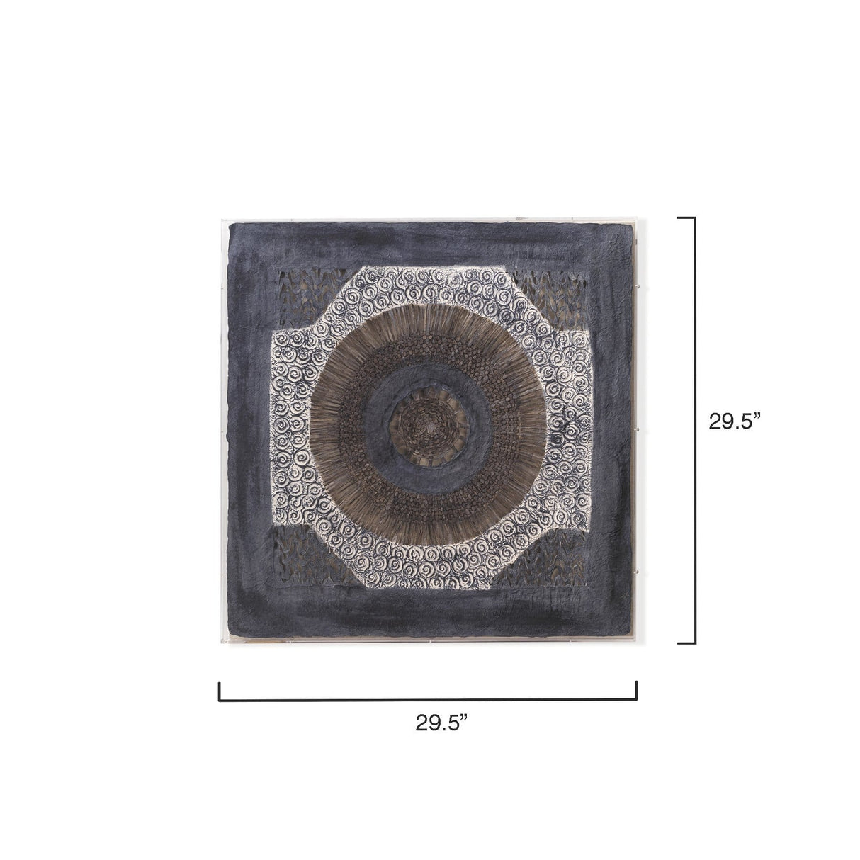 Jamie Young Co. Batik Square Framed Wall Art Wall jamie-young-8BATI-SQIN