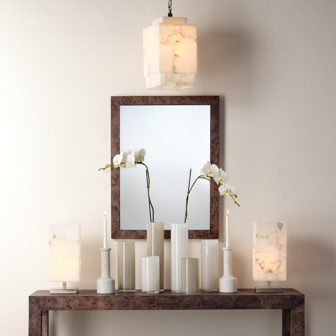 Jamie Young Co. Borealis Cube Pendant Lighting Jamie-Young-5BORCUB-PEWH 00688933016628