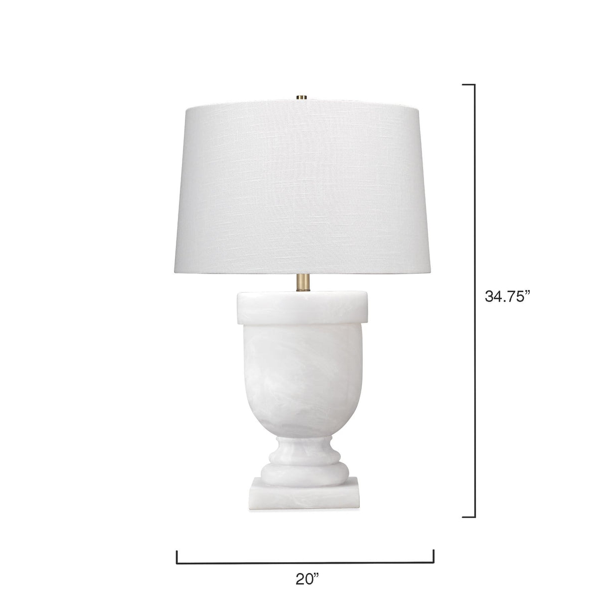 Jamie Young Co. Carnegie Table Lamp Lighting JAMIE-YOUNG-CO-9CARNEGIEWH 688933031607