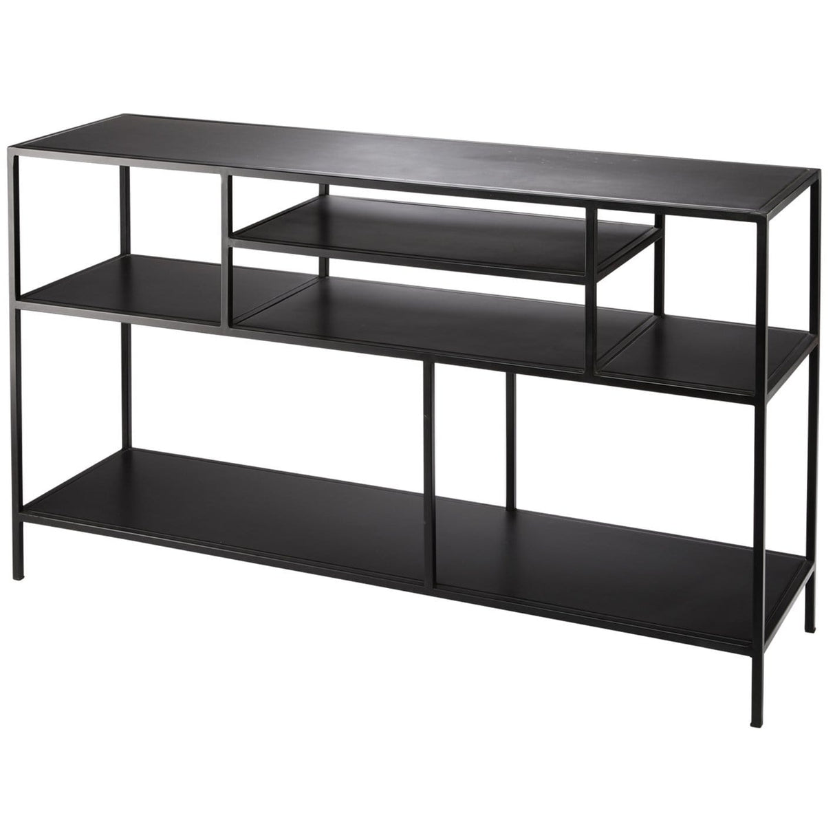 Jamie Young Co. Element Shelved Console Table Furniture jamie-young-20ELEM-COBK 688933028331