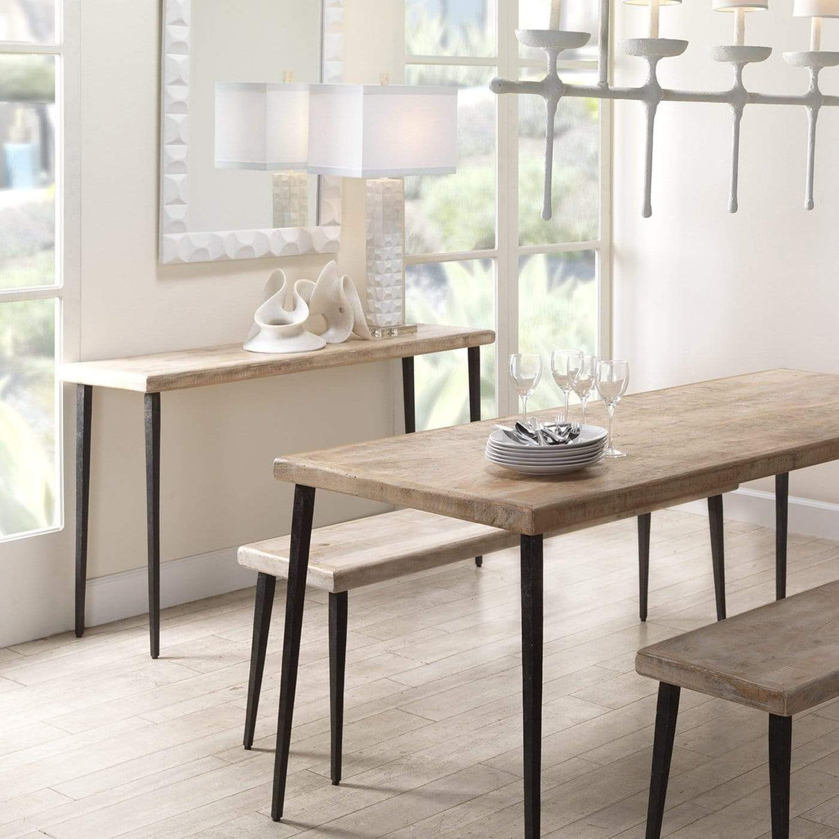 Jamie Young Co. Farmhouse Console Table Furniture Jamie-Young-20FARM-CONA 00688933019407