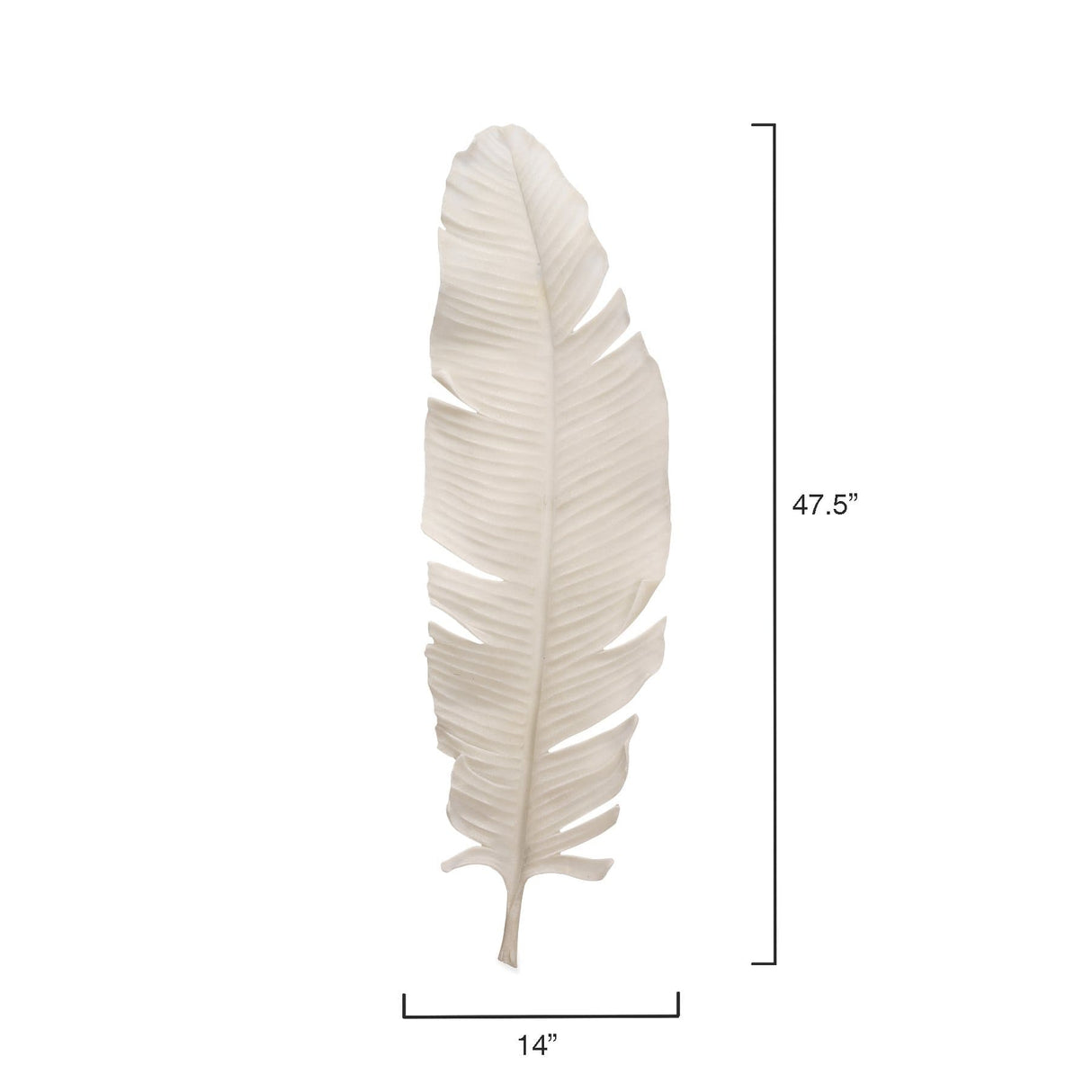 Jamie Young Co. Feather Object - Large Pillow & Decor jamie-young-7FEAT-LGWH 688933031331