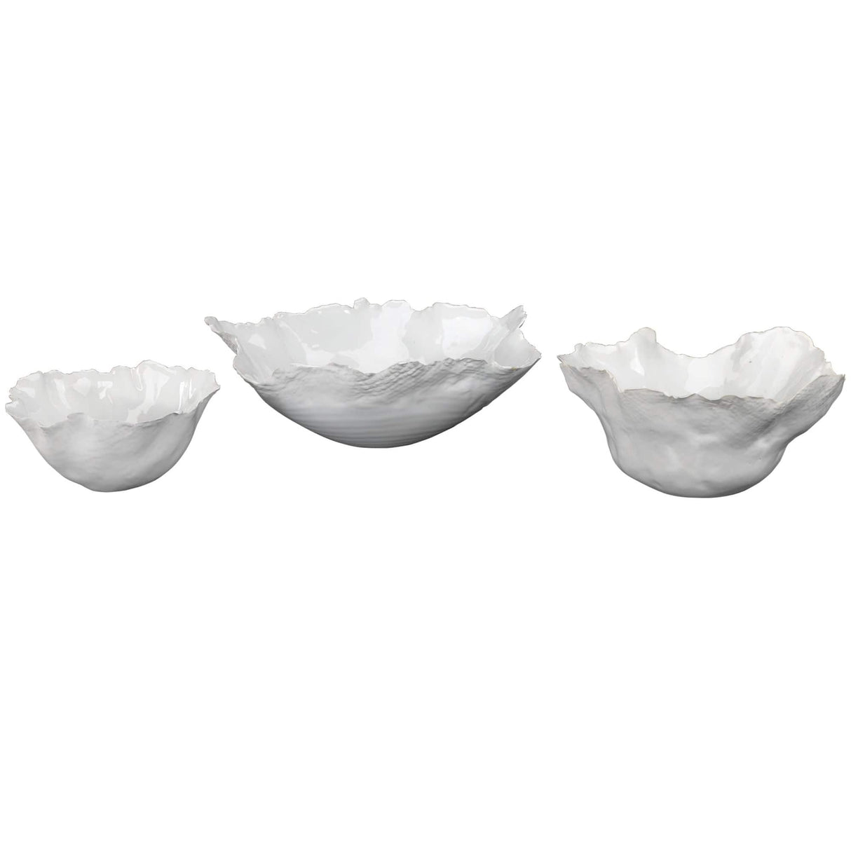 Jamie Young Co. Fleur Ceramic Bowl Set Pillow & Decor jamie-young-7FLEU-BOWH