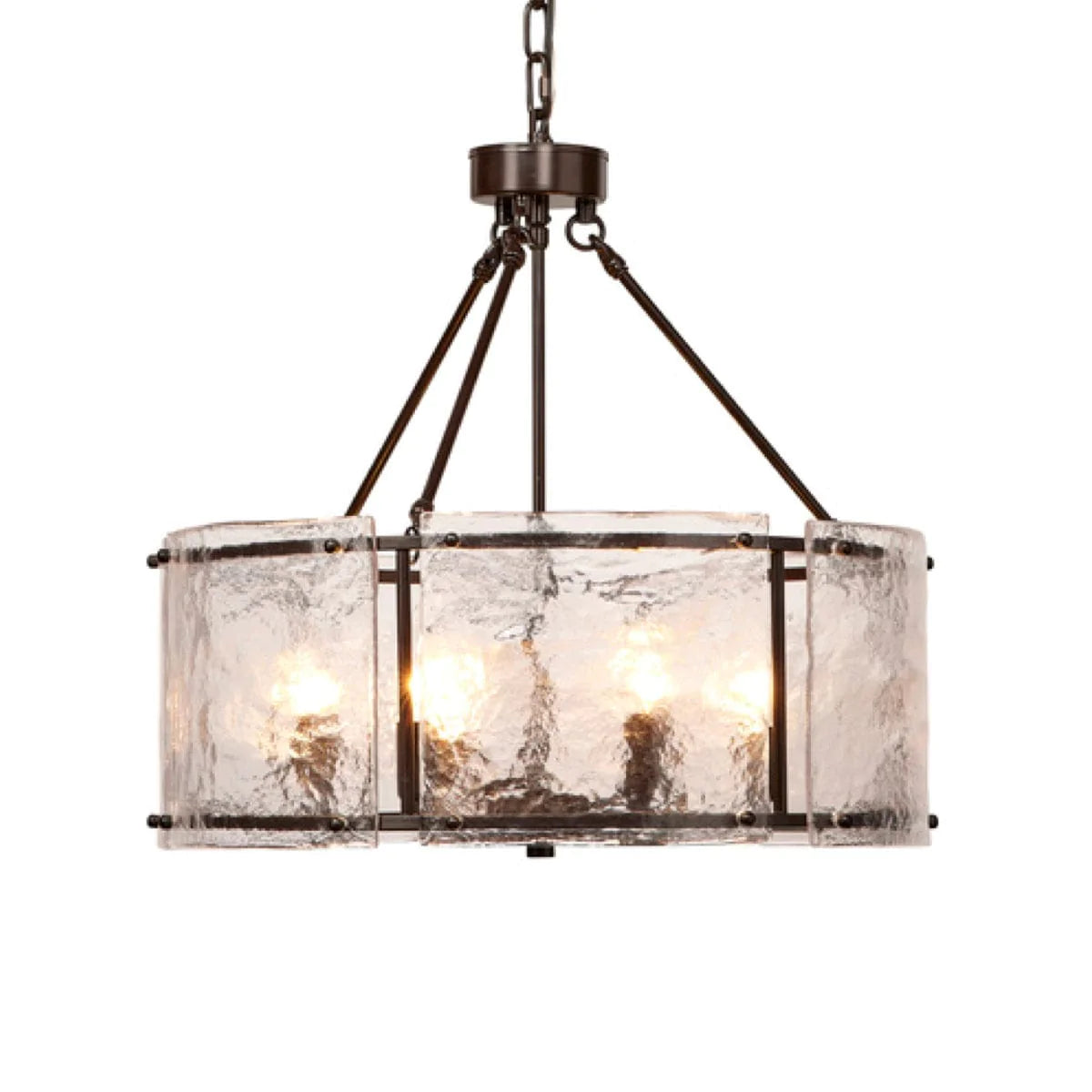 Jamie Young Co. Glenn Round Chandelier Lighting jamie-young-5GLEN-LGOB