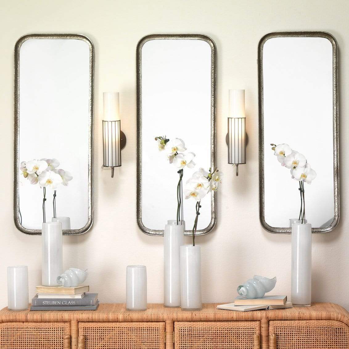 Jamie Young Co. Gwendolyn Hand Blown Vases (Set of 3) Pillow & Decor