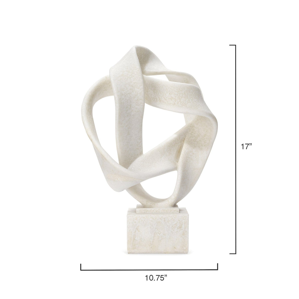 Jamie Young Co. Intertwined Object on Stand Pillow & Decor jamie-young-7INTE-OBWH 688933031355