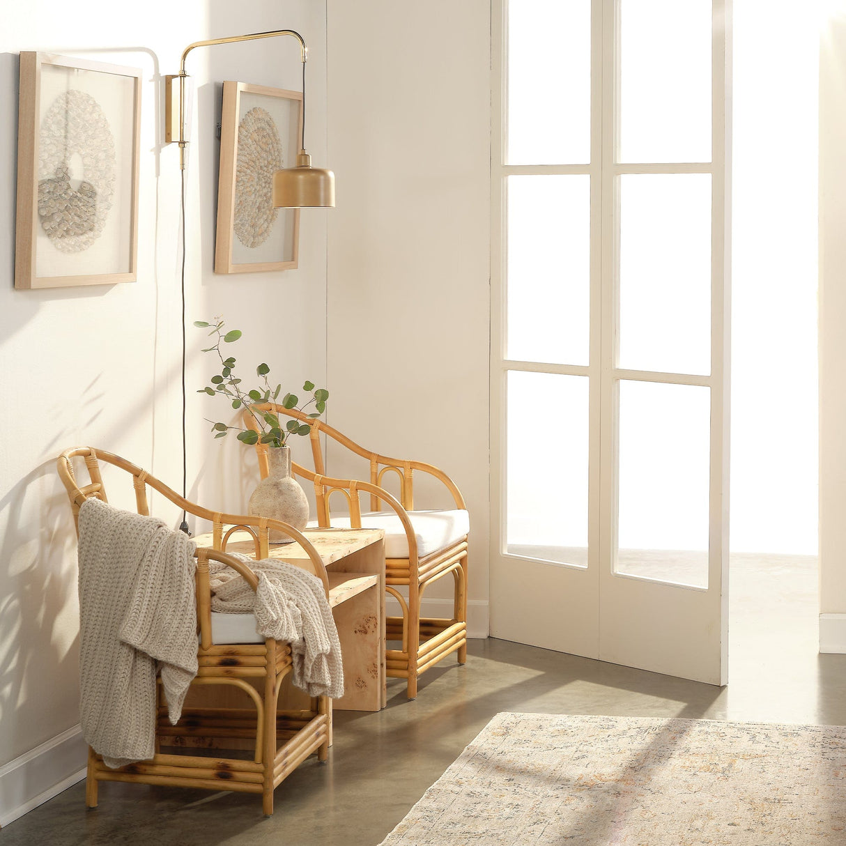 Jamie Young Co. Jeno Swing Arm Wall Sconce Lighting