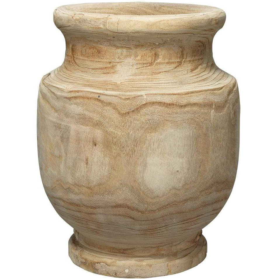 Jamie Young Co. Laguna Wooden Vase Decor Jamie-Young-7LAGU-VAWD 00688933019117