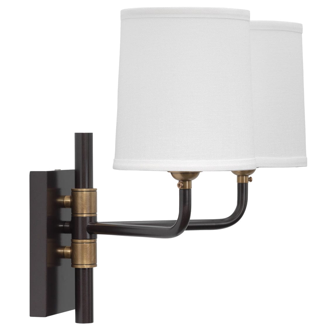 Jamie Young Co. Lawton Double Arm Wall Sconce Wall Sconces jamie-young-4LAWT-DBOB